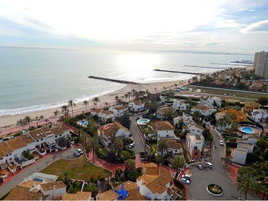 Apartamento Playa Urb Privada 2 Habitaciones 瓦伦西亚 外观 照片